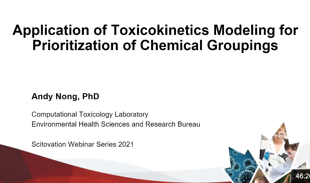 Featured image for “Application of Toxicokinetics Modeling for the Prioritization of Chemical Groupings”